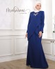 Maharani Kurung in Royal Blue