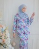 Bianca Kurung in Greenish Blue