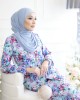 Bianca Kurung in Greenish Blue