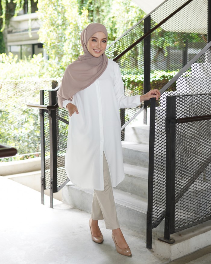 Leona Tunic in White