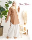 Sara Blouse in Light Brown